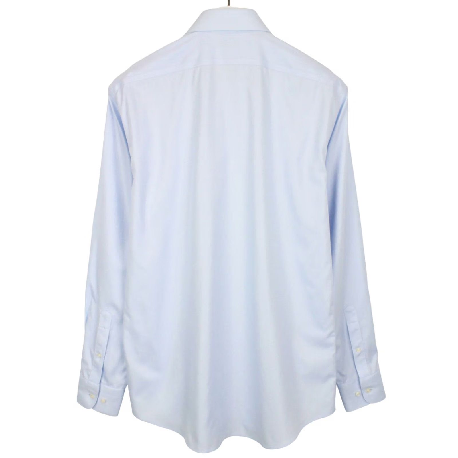 Suitsupply SUITSUPPLY Formal Shirt Men's 41 / 16 Slim Fit Cutaway Collar Blue Button Size 42R - 2 Thumbnail