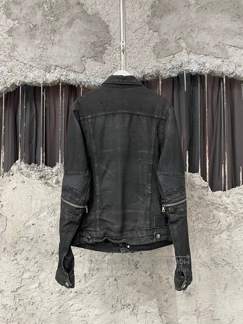 Amiri Amiri Water-washed black denim jacket Size US M / EU 48-50 / 2 - 2 Thumbnail