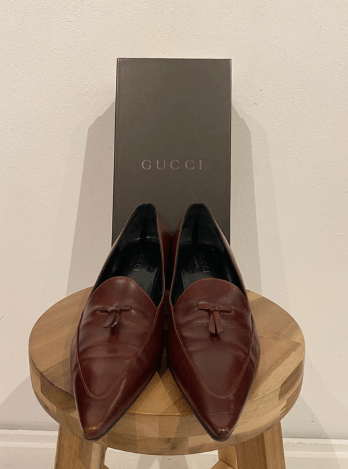 Gucci × Tom Ford × Vintage Gucci Shoes Heels Sandals Tom Ford Leather Vintage Size US 8.5 / IT 38.5 - 2 Thumbnail