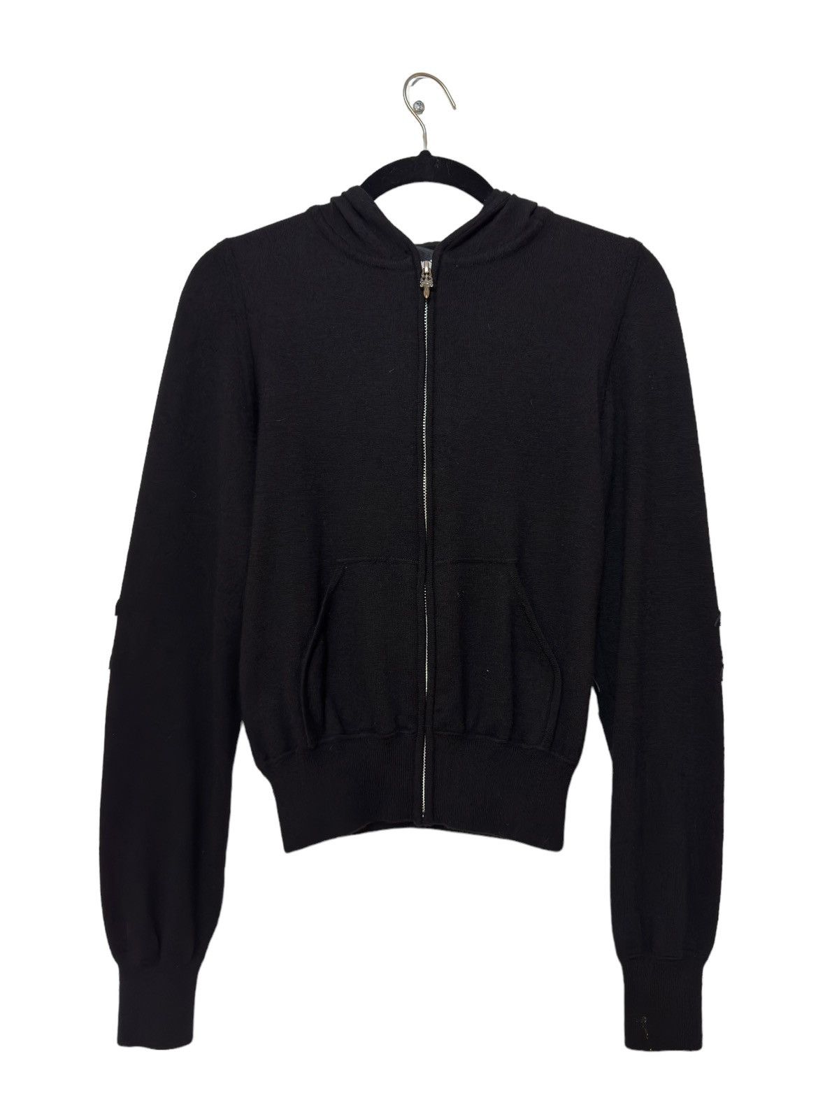 Chrome Hearts 1/1 Cashmere Flooded Stingray Fleur Patch Zip Up Hoodie Size US M / EU 48-50 / 2 - 5 Thumbnail