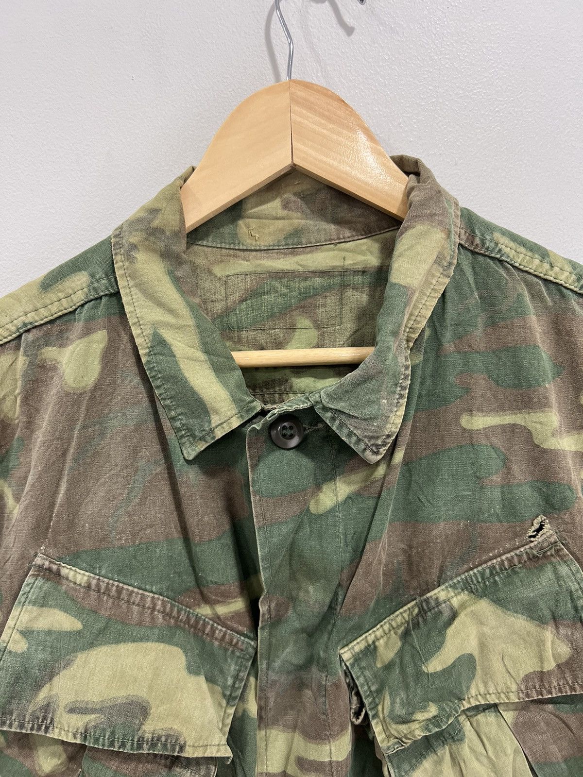 Vintage Vintage Camo Army Button Up Shirt Poplin 70s Size US L / EU 52-54 / 3 - 5 Thumbnail