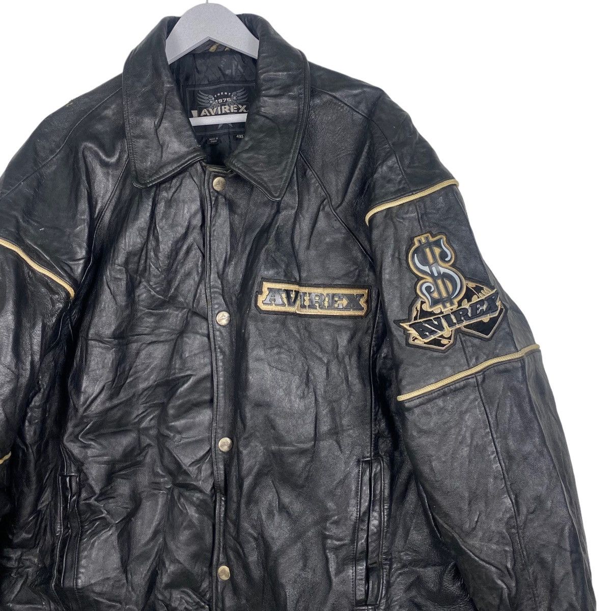 Avirex 💥 VINTAGE AVIREX VARSITY ALLSTAR HI-ROLLER VARSITY JACKET Size US XXL / EU 58 / 5 - 4 Thumbnail