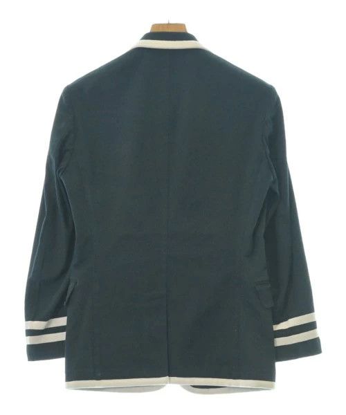 Comme des Garcons Homme Plus Jacket Tailored Piping Cotton 2 Button Flap Pocket Green Size US S / EU 44-46 / 1 - 2 Thumbnail