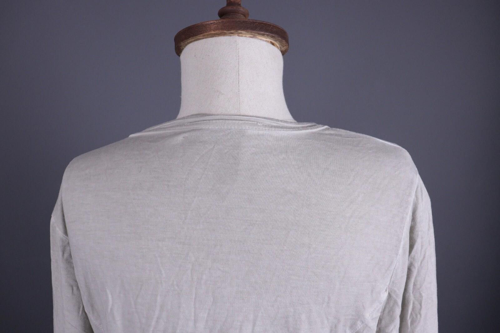 Bottega Veneta Bottega by Elisa Cavaletti Gray Lagenlook Top Shirt Size XXL Size XXL / US 16-18 / IT 52-54 - 10 Thumbnail