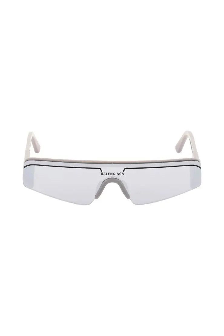 image of Balenciaga O1S22I1N0424 Size-Os Ski Rectangle Sunglasses In Grey, Women's