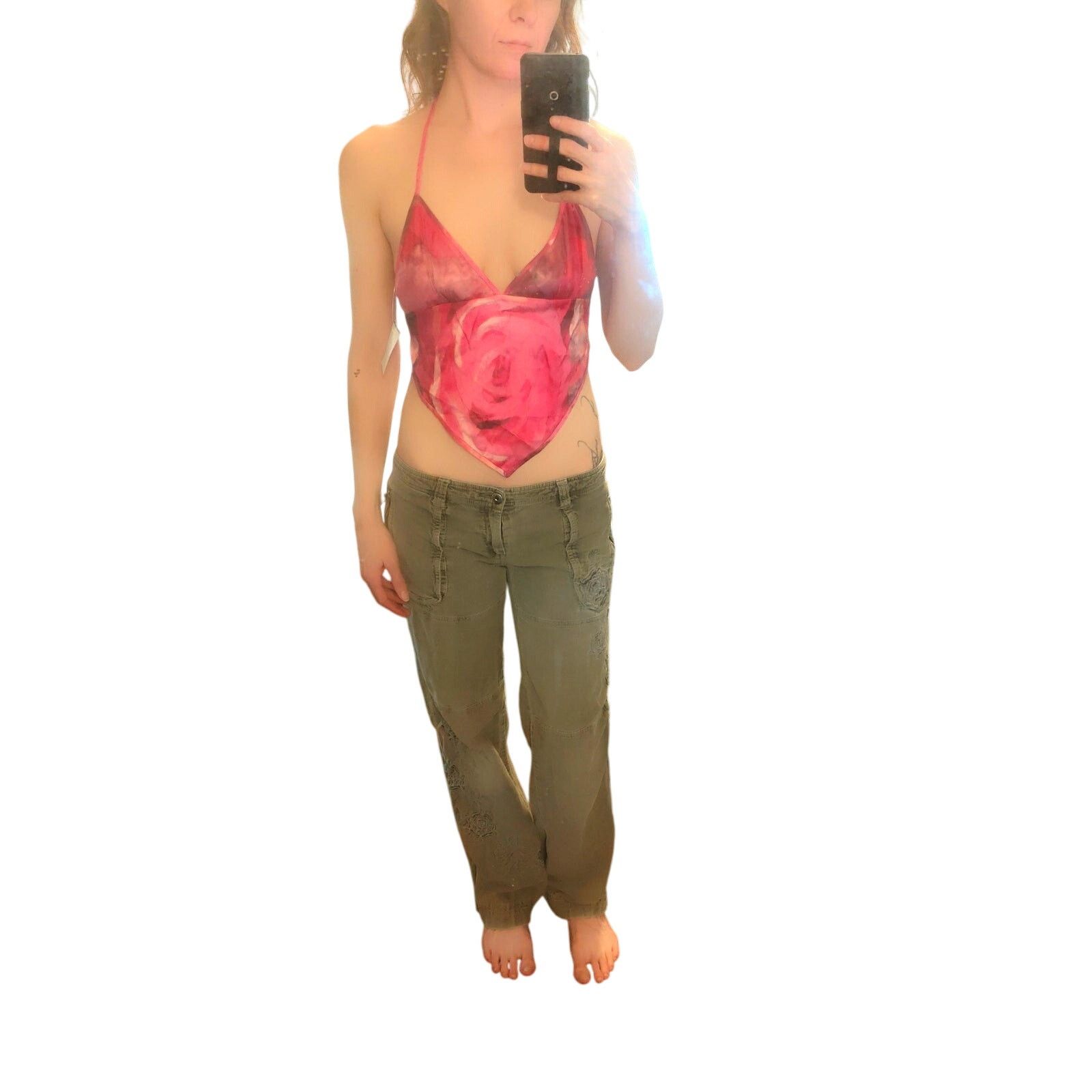 Other Vintage Y2K Miss Me Corduroy Rave Pants Womens Small Size 27" / US 4 / IT 40 - 2 Thumbnail
