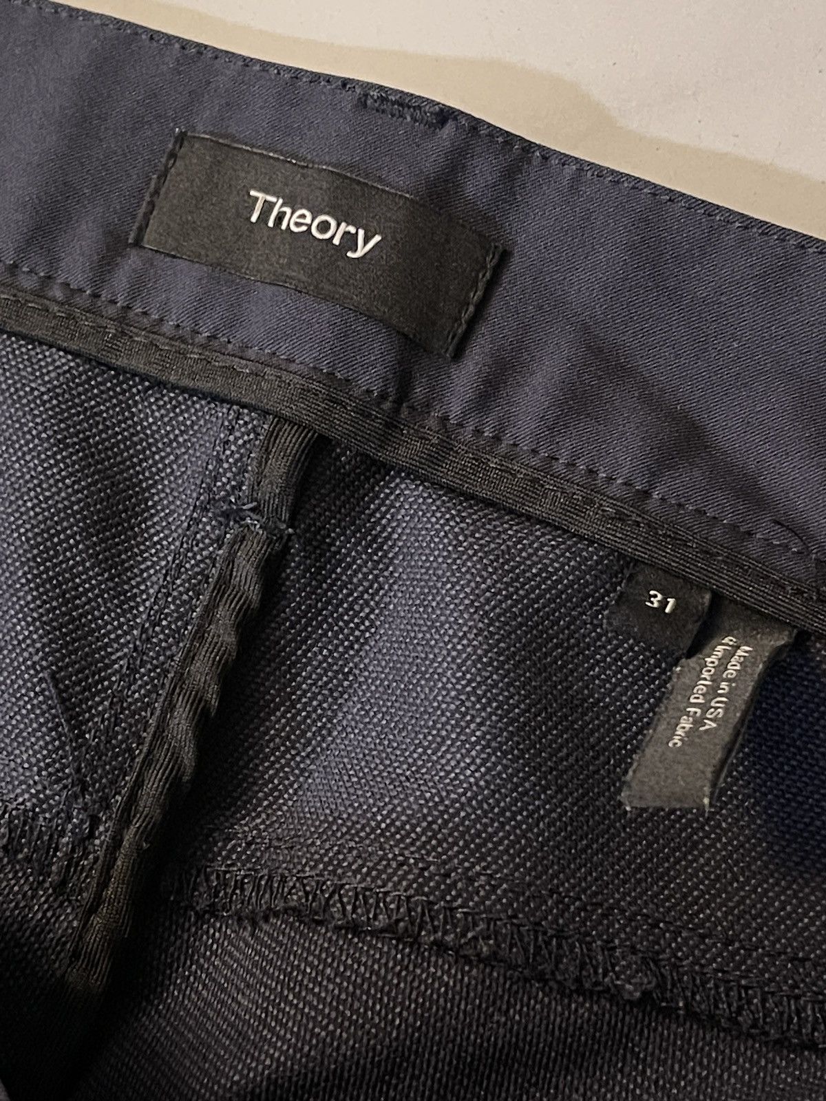 Theory Theory Pants Mens 31 X 29 Raffi Neotric Chino Stretch Blue Size US 31 - 4 Thumbnail