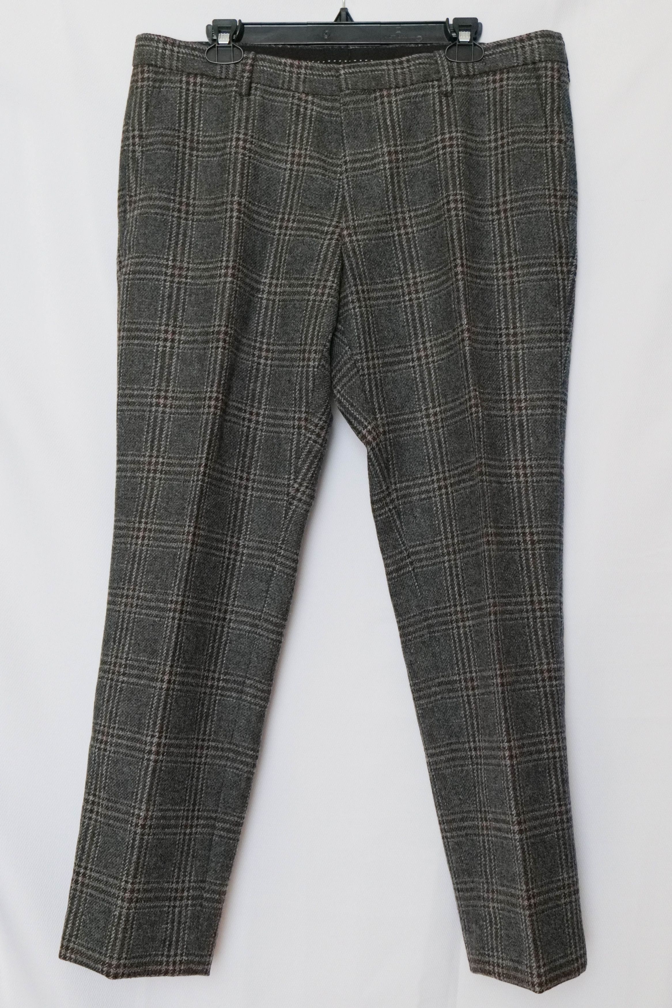 Image of Dries Van Noten Aw17 Wool Tweed Pants in Grey, Men's (Size 38)