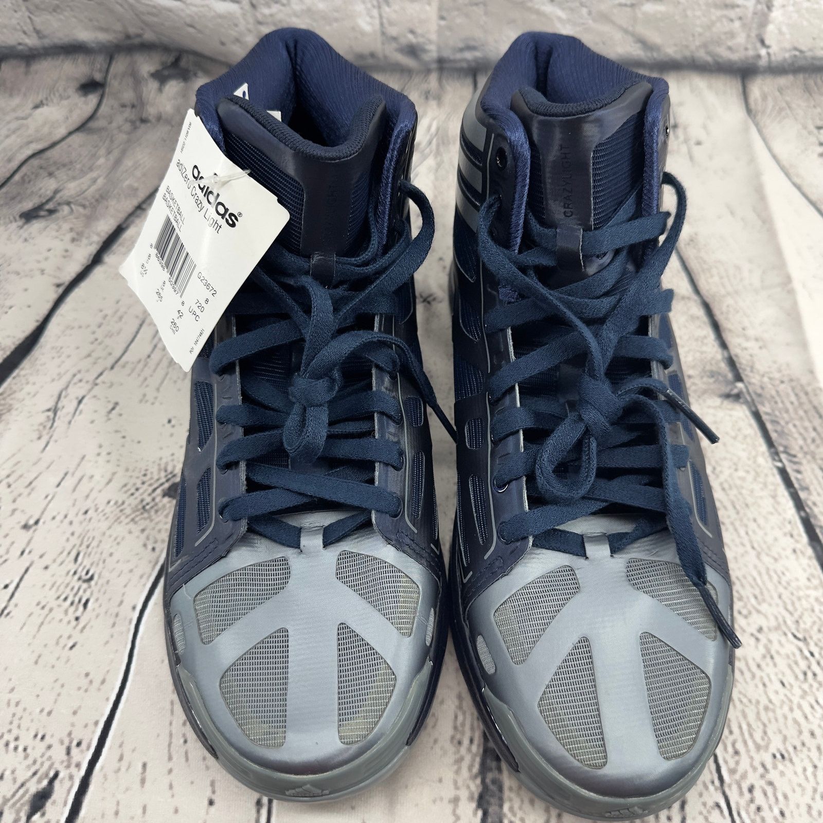 Adidas Adidas Adizero Super Light Basketball Shoe Navy Blue Men 8.5 Size US 9 / EU 42 - 4 Thumbnail