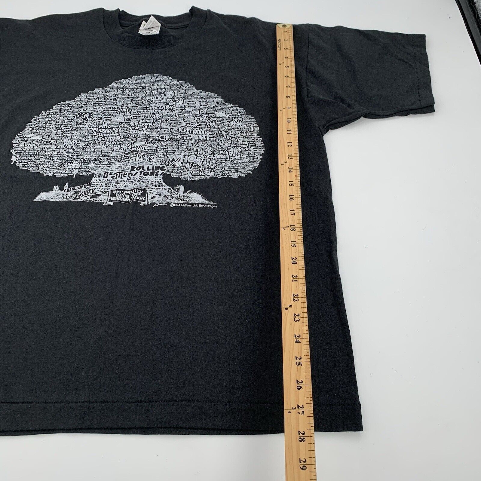 Fruit Of The Loom × Vintage Vintage 1994 British Rock & Roll Band Short Sleeve T-Shirt Size US XL / EU 56 / 4 - 8 Thumbnail