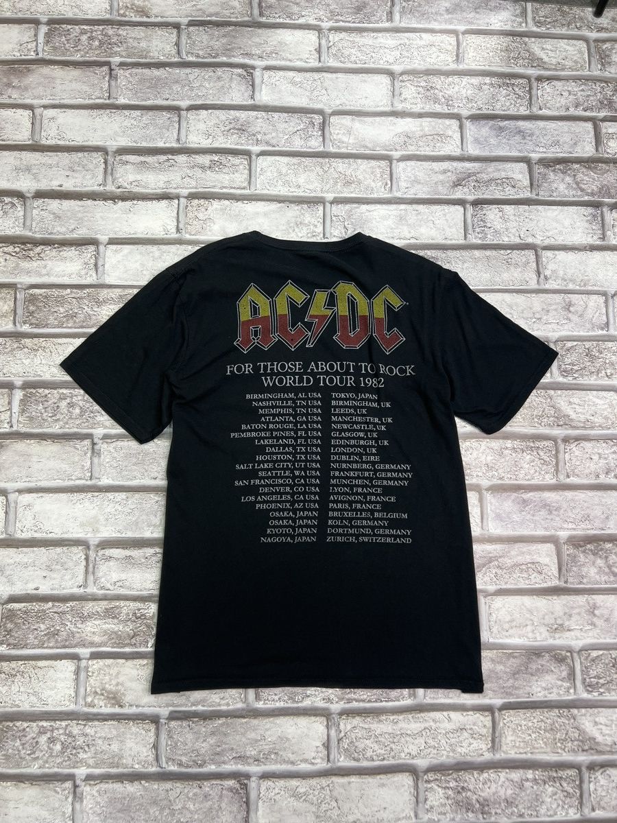 AC/DC × Band Tees × Vintage AC/DC World Tour 1982 T-shirt Size US L / EU 52-54 / 3 - 4 Thumbnail
