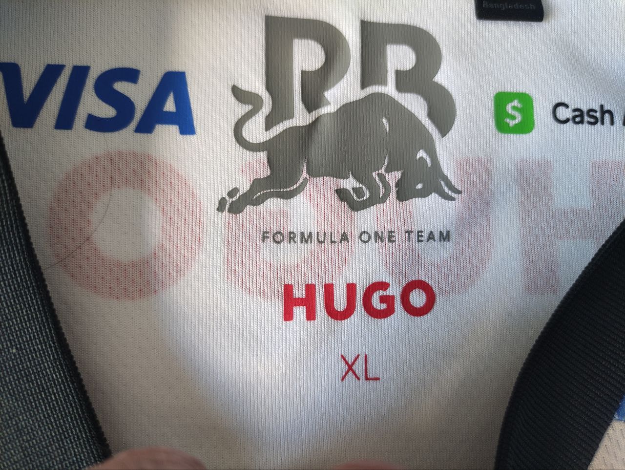Hugo Boss HUGO VCARB Formula 1 Racing Team Shirt Size XL Size US XL / EU 56 / 4 - 4 Thumbnail