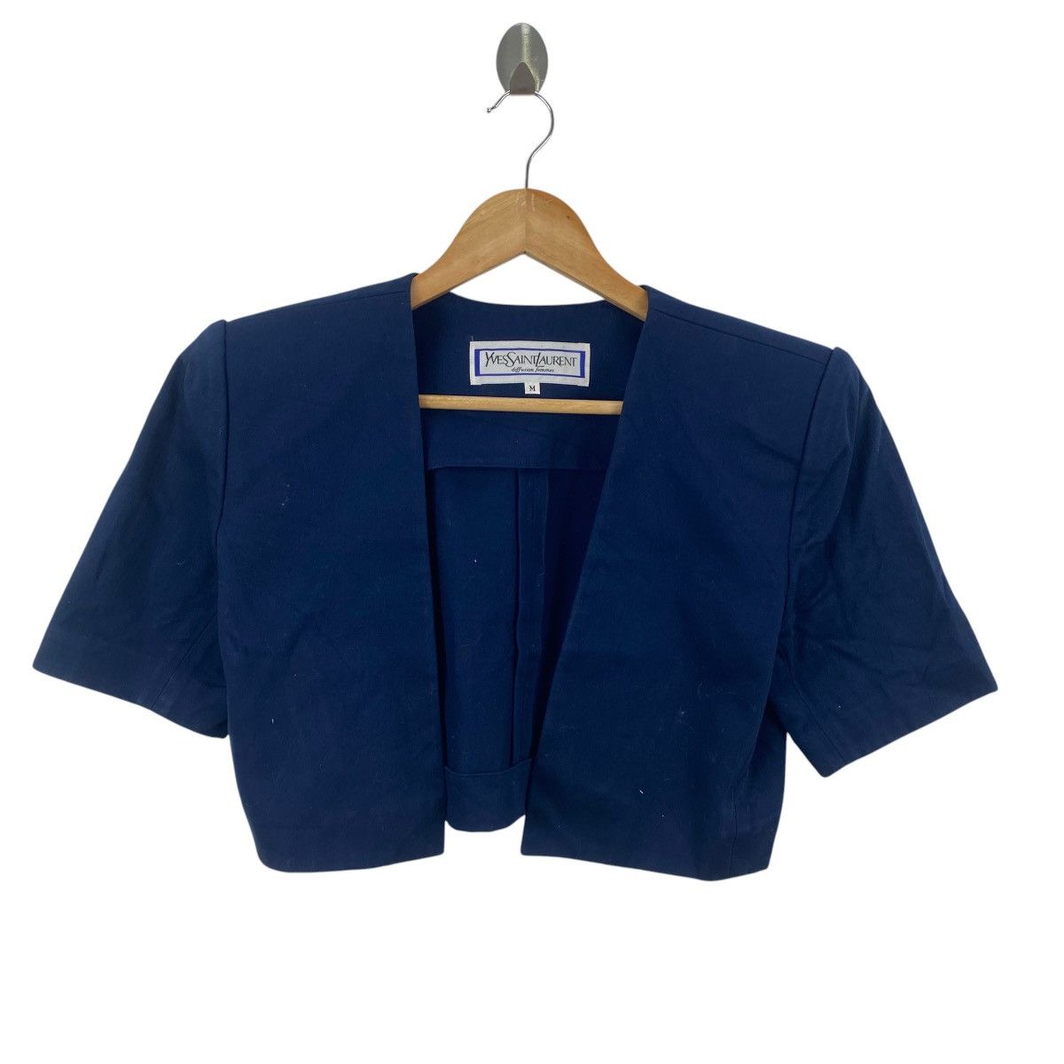 Yves Saint Laurent Vintage YVES SAINT LAURENT Diffusion Femmes Cropped Open Size M / US 6-8 / IT 42-44 - 3 Thumbnail