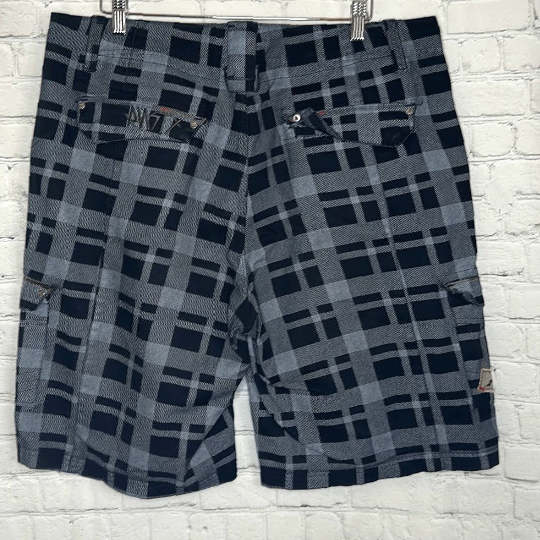 Rusty Rusty Surf Cargo Shorts Men’s 36 100% Cotton Multicolor Casual Black Gray Cargo Shorts Mens Regular Size US 36 / EU 52 - 7 Thumbnail