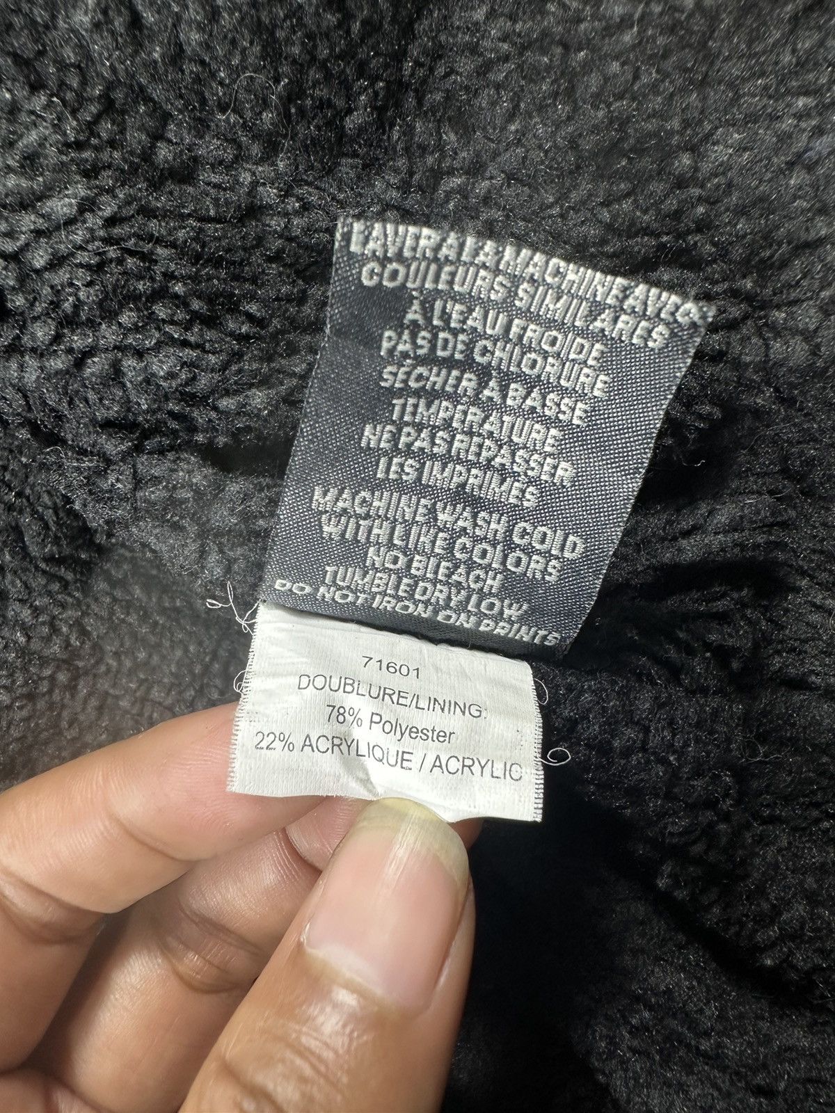 If Six Was Nine 2000s PERFECT FADED FAUX FUR IFSIXWASNINE PUNK STYLED Size US XL / EU 56 / 4 - 9 Thumbnail