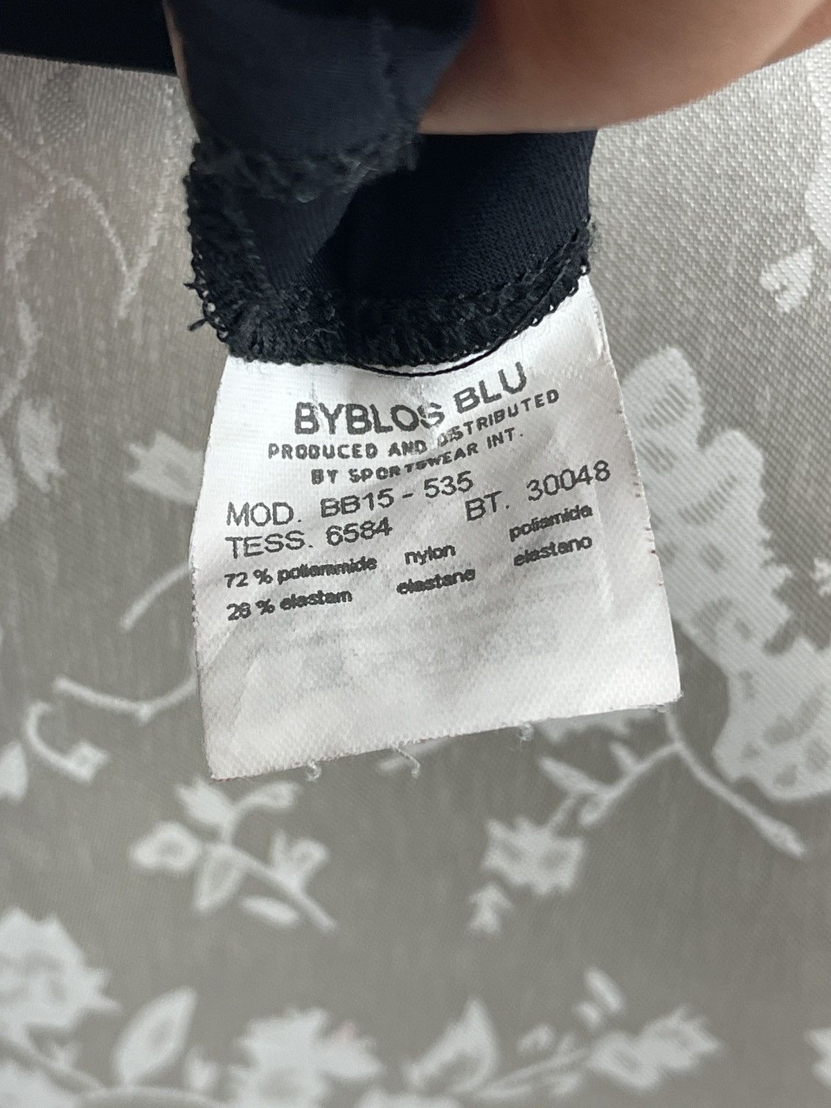 Byblos × Japanese Brand Byblos Zip Top Round Neck Grunge Size L / US 10 / IT 46 - 12 Thumbnail