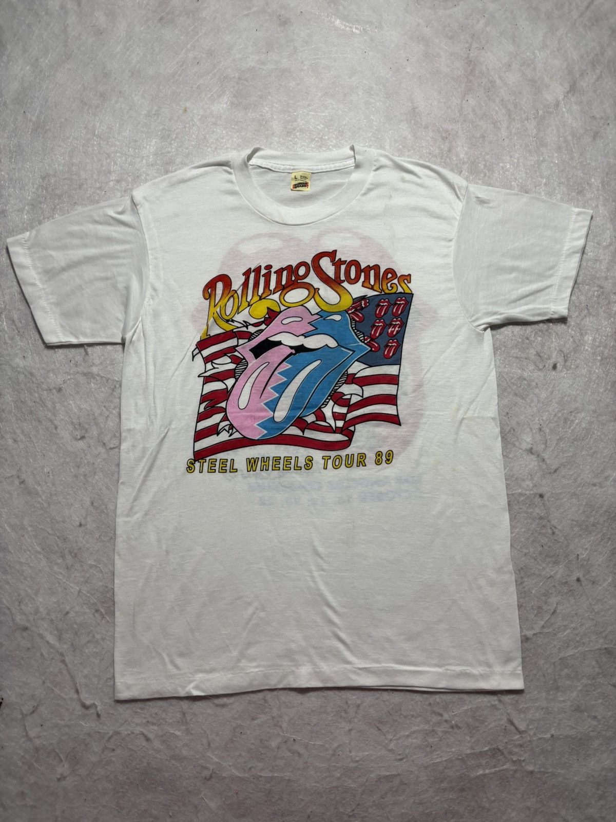The Rolling Stones Vintage The Rolling Stones Tshirt Size US L / EU 52-54 / 3 - 1 Thumbnail
