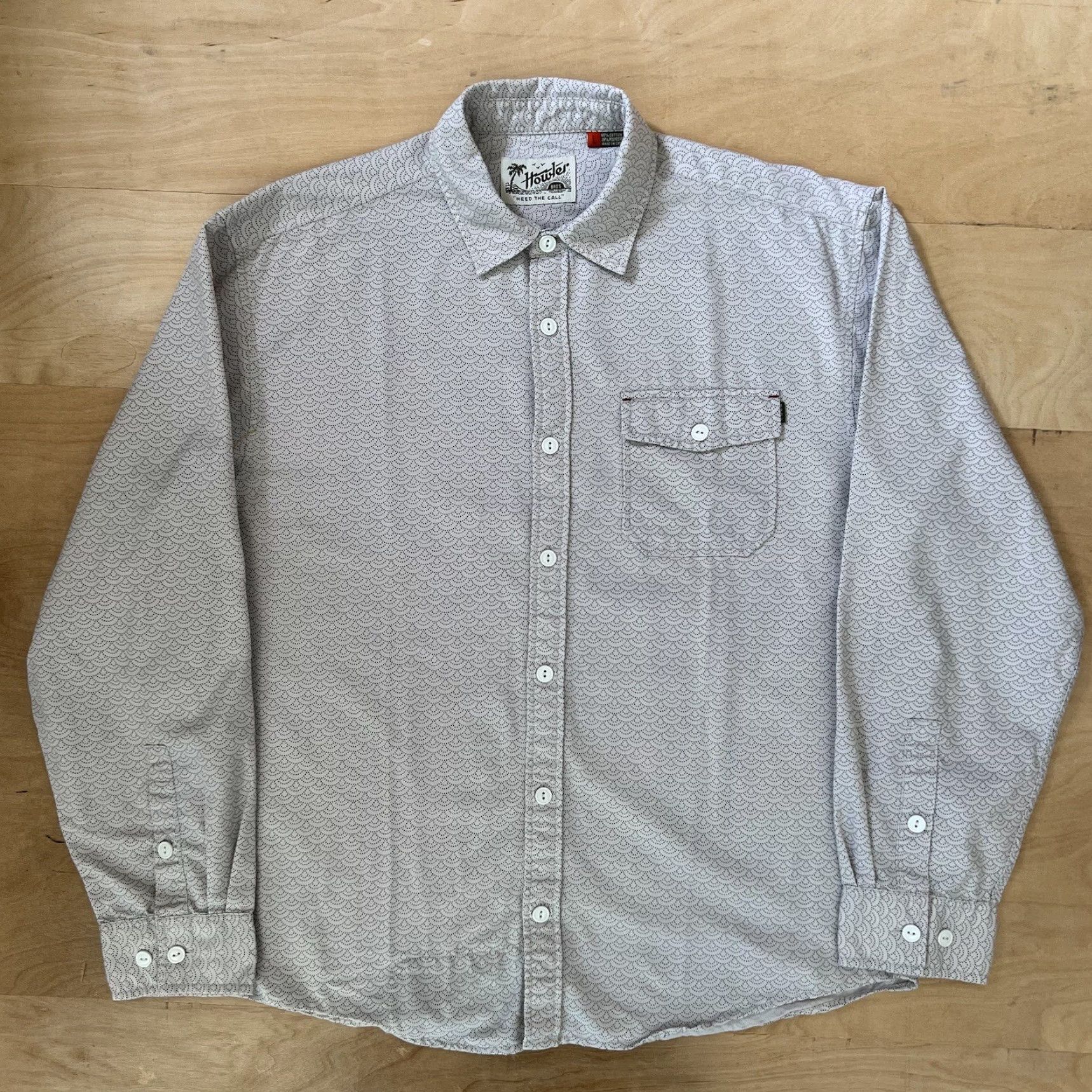 Howler Brothers Howler Brothers Shirt L White Multicolor Hiking Workwear Button Up California Men Size US L / EU 52-54 / 3 - 2 Thumbnail