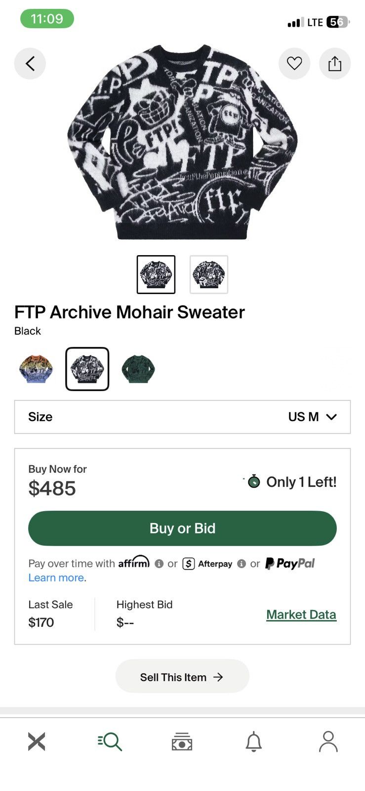 Fuck The Population FTP Archive Mohair Sweater size Medium Size US M / EU 48-50 / 2 - 7 Thumbnail