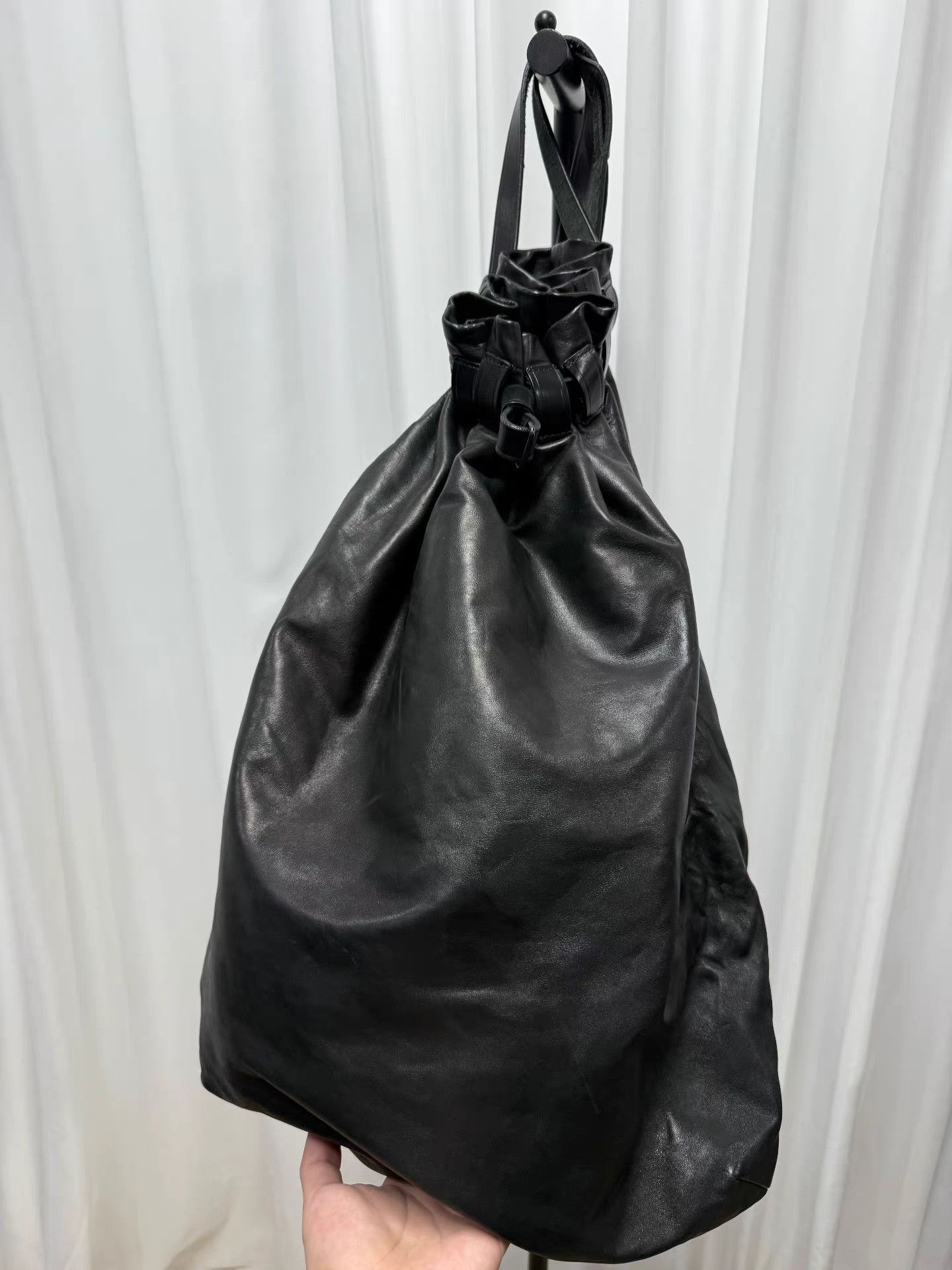 Yohji Yamamoto Yohji Yamamoto Leather Horsehide Backpack K20 Size ONE SIZE - 2 Thumbnail