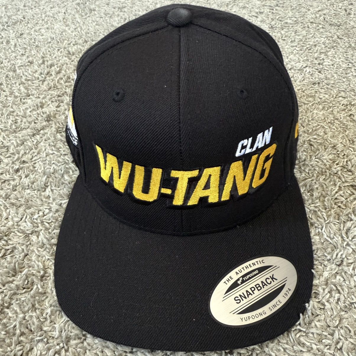 Wu-Tang Clan 🔴Wu-Tang Hat Authentic Snapback WuTang Black Yellow