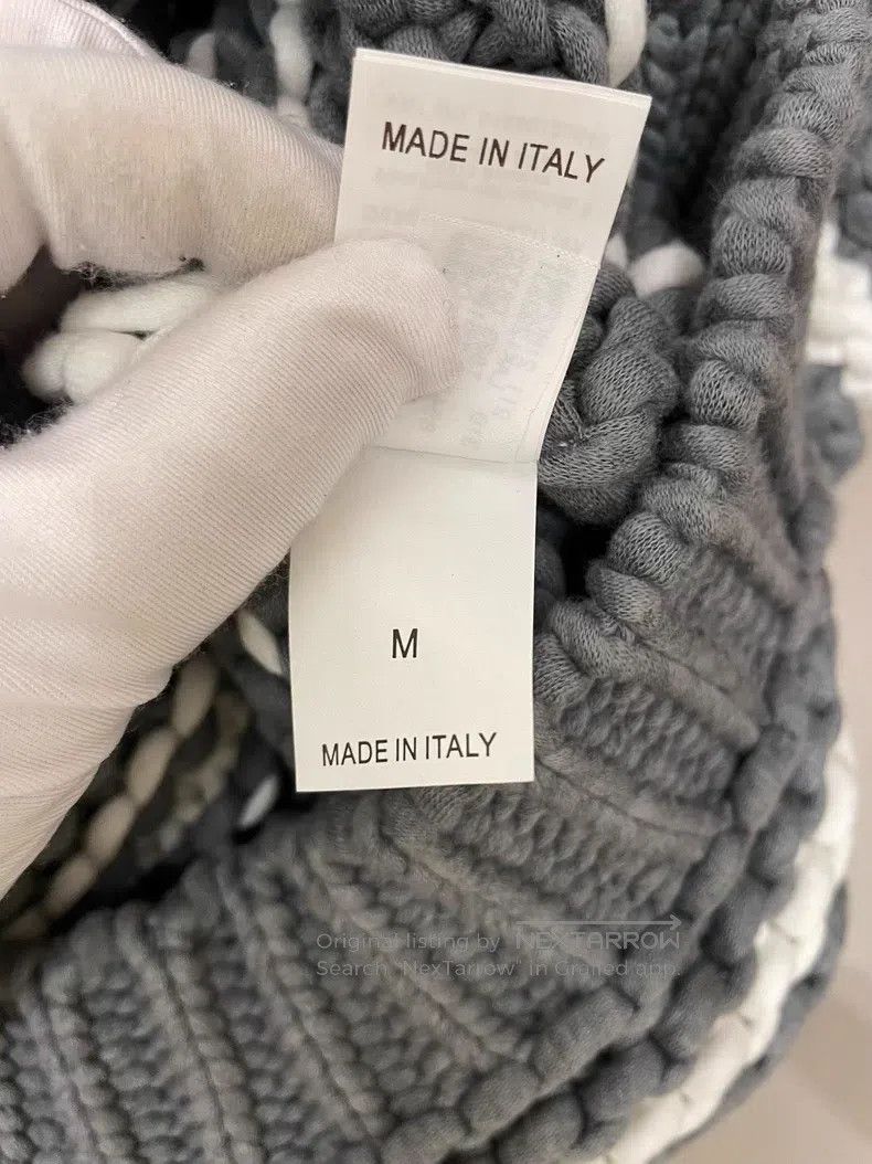 Brunello Cucinelli Brunello Cucinelli Blue Grey Striped Cotton Woven Vest Size M / US 6-8 / IT 42-44 - 7 Thumbnail