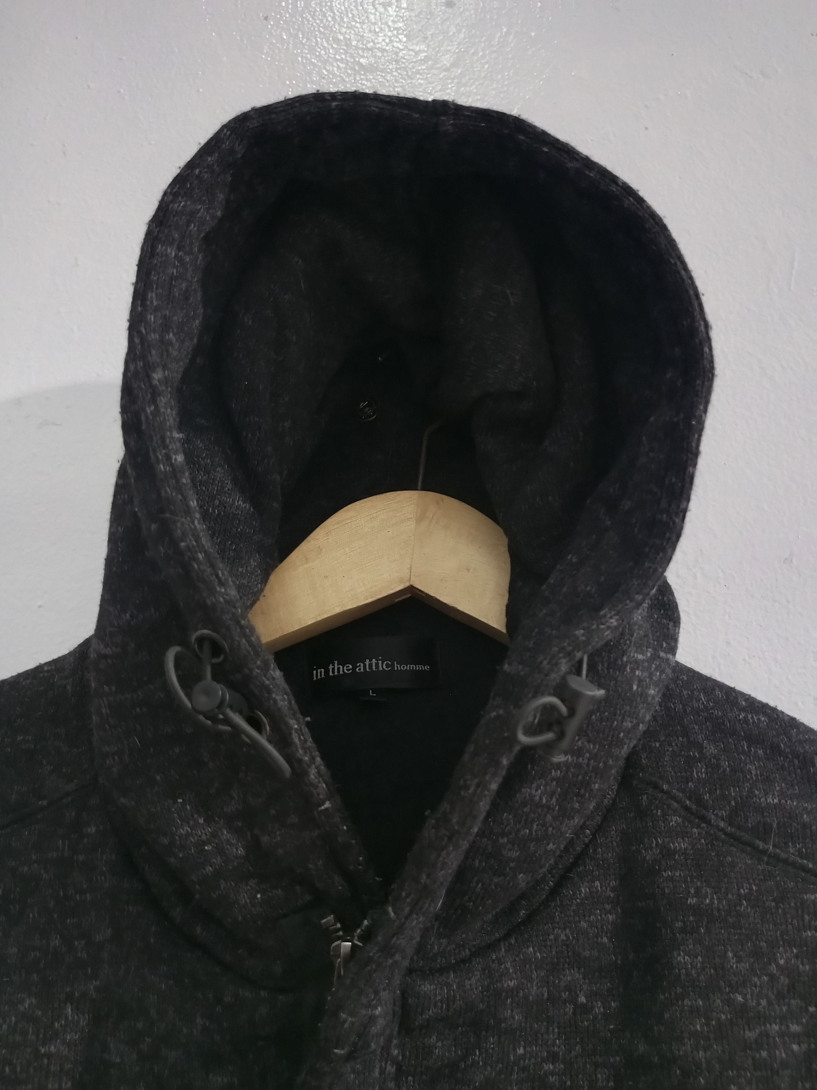 In The Attic In the attic homme woll embroidery hidden hoodie Size US L / EU 52-54 / 3 - 12 Thumbnail