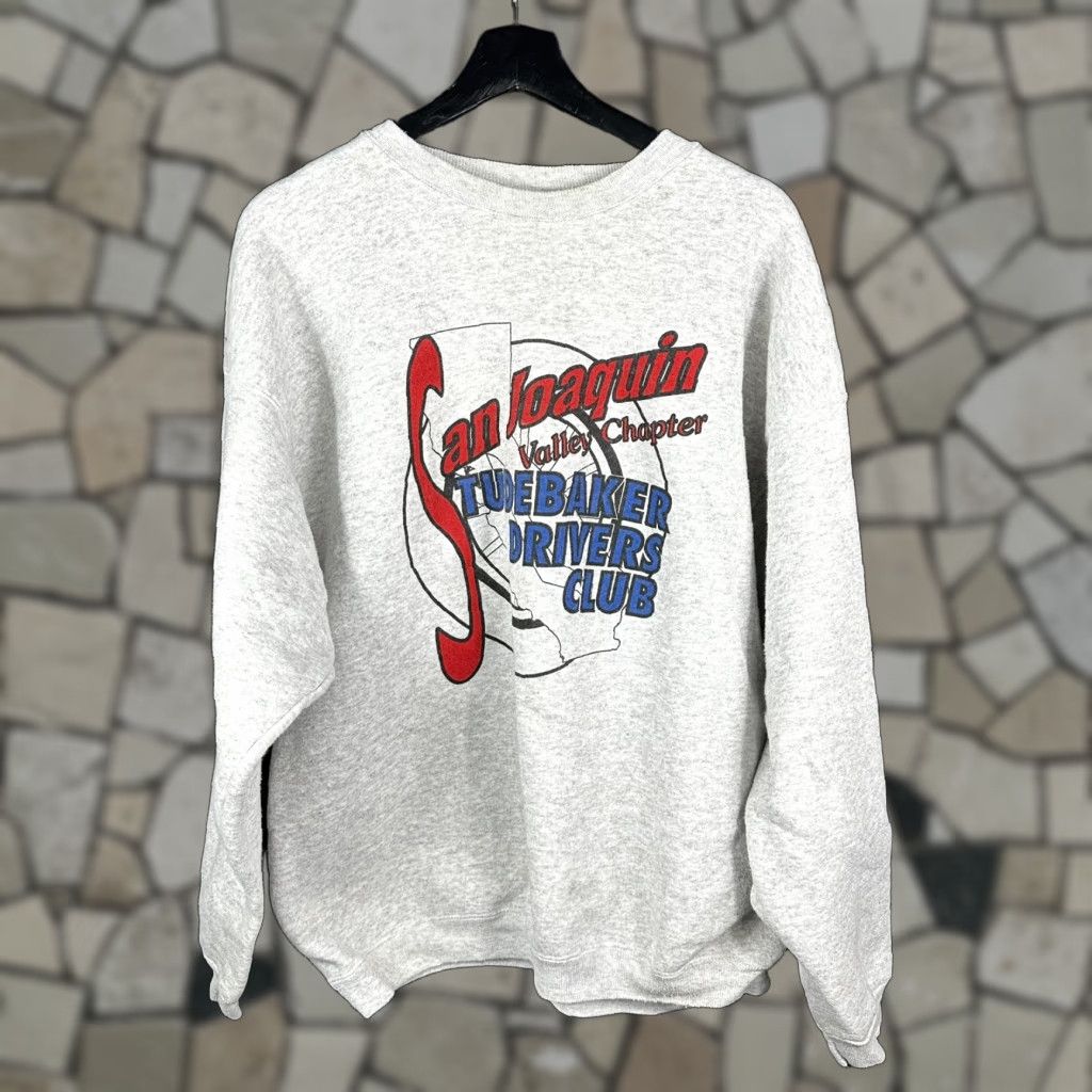 VINTAGE 1990s San Joaquin Studebaker Car Club Sweatshirt XL X-Large