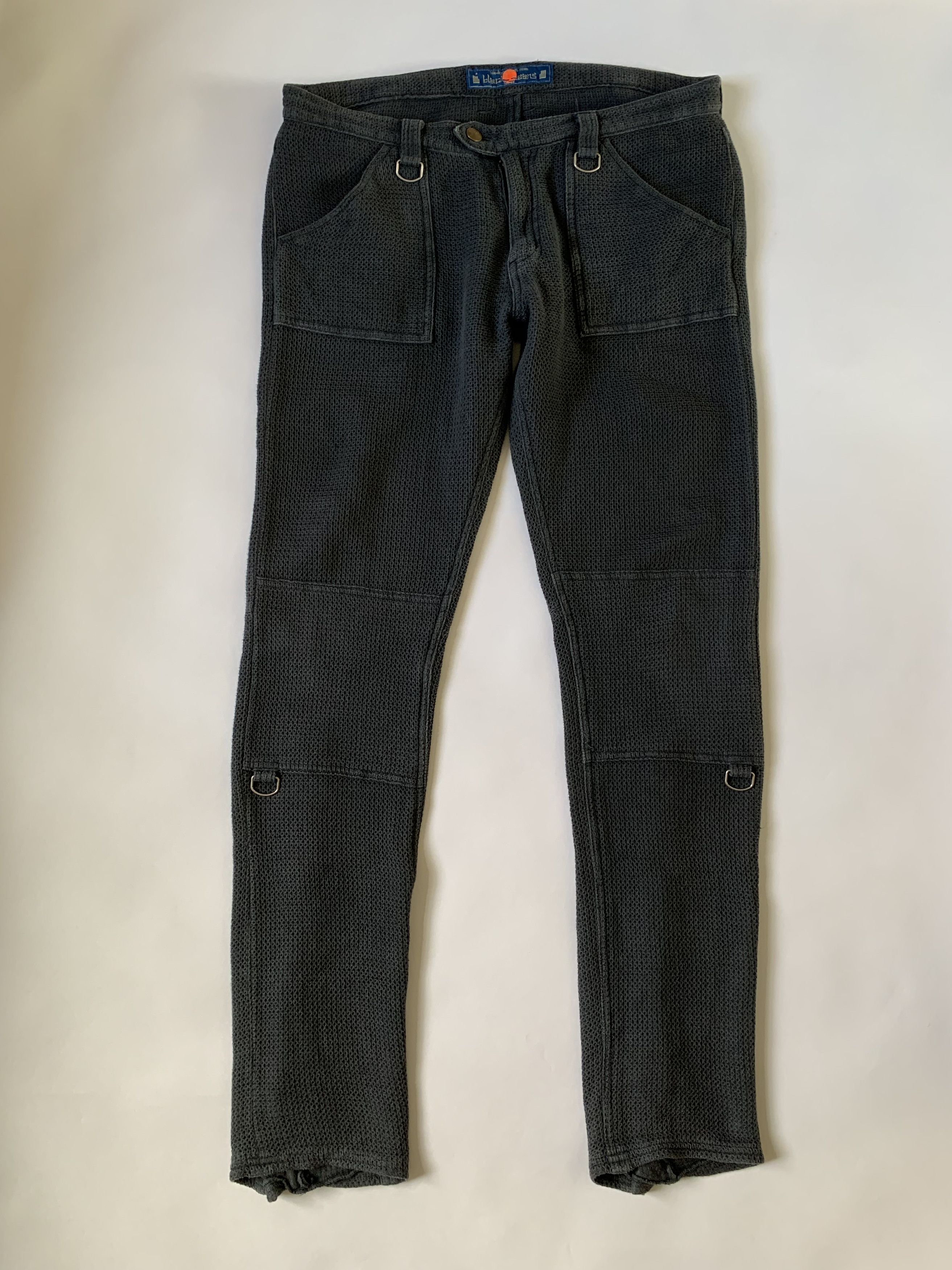 Blackmeans Knit Bondage Biker Denim Size US 35 - 1 Thumbnail