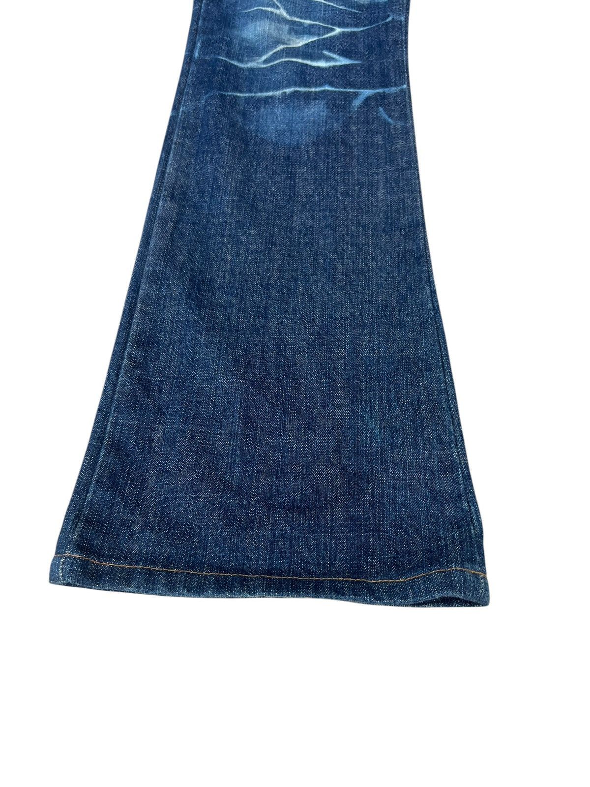 Morgan Homme RARE Morgan Homme Japan Distressed Denim Flare Jeans Size US 31 - 8 Thumbnail
