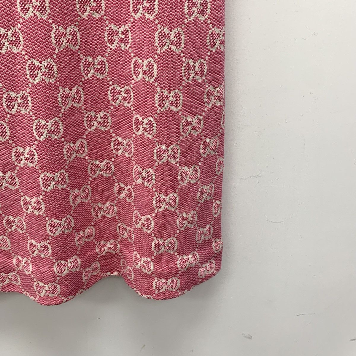 Gucci Gucci All-over Logo Jacquard Short Sleeve Knit Dress K26WX Size XS / US 0-2 / IT 36-38 - 4 Thumbnail