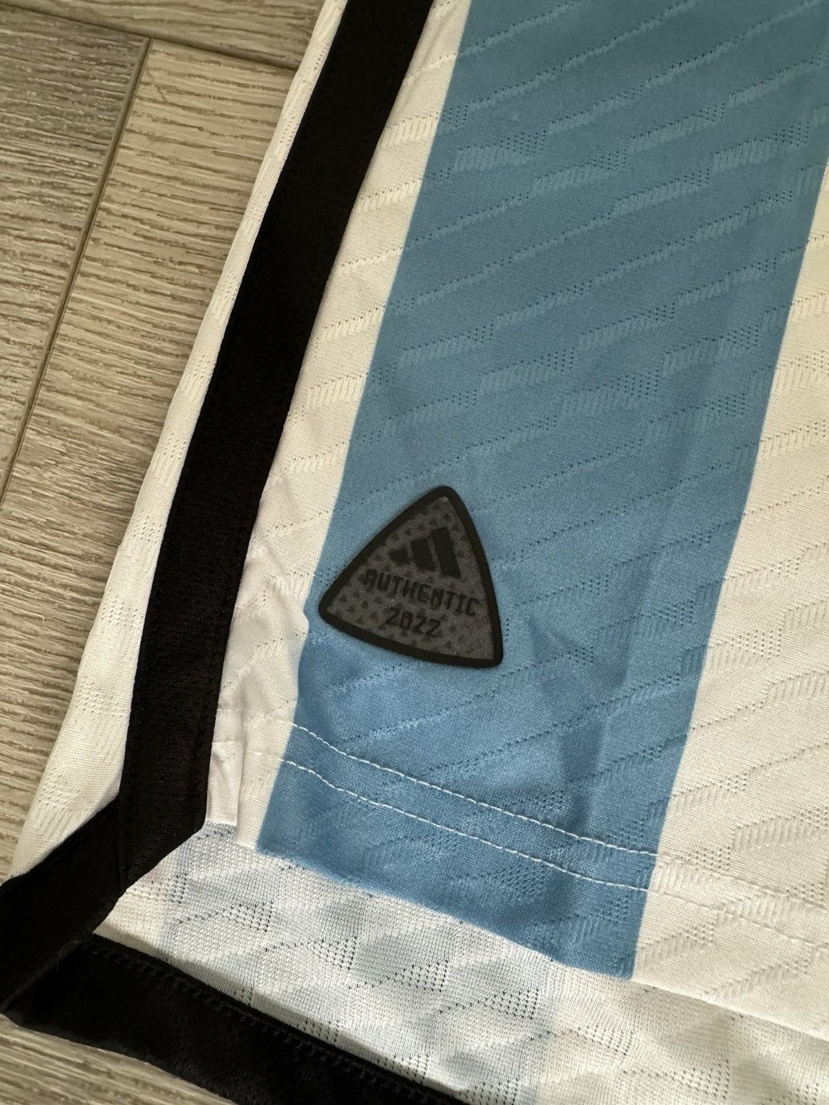 Adidas LIONEL MESSI ARGENTINA 2022_23 HOME JERSEY WORLD CUP Size US XL / EU 56 / 4 - 8 Thumbnail