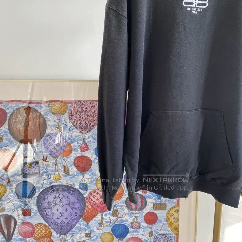 Balenciaga Balenciaga Dark Logo Hoodie Size US S / EU 44-46 / 1 - 4 Thumbnail