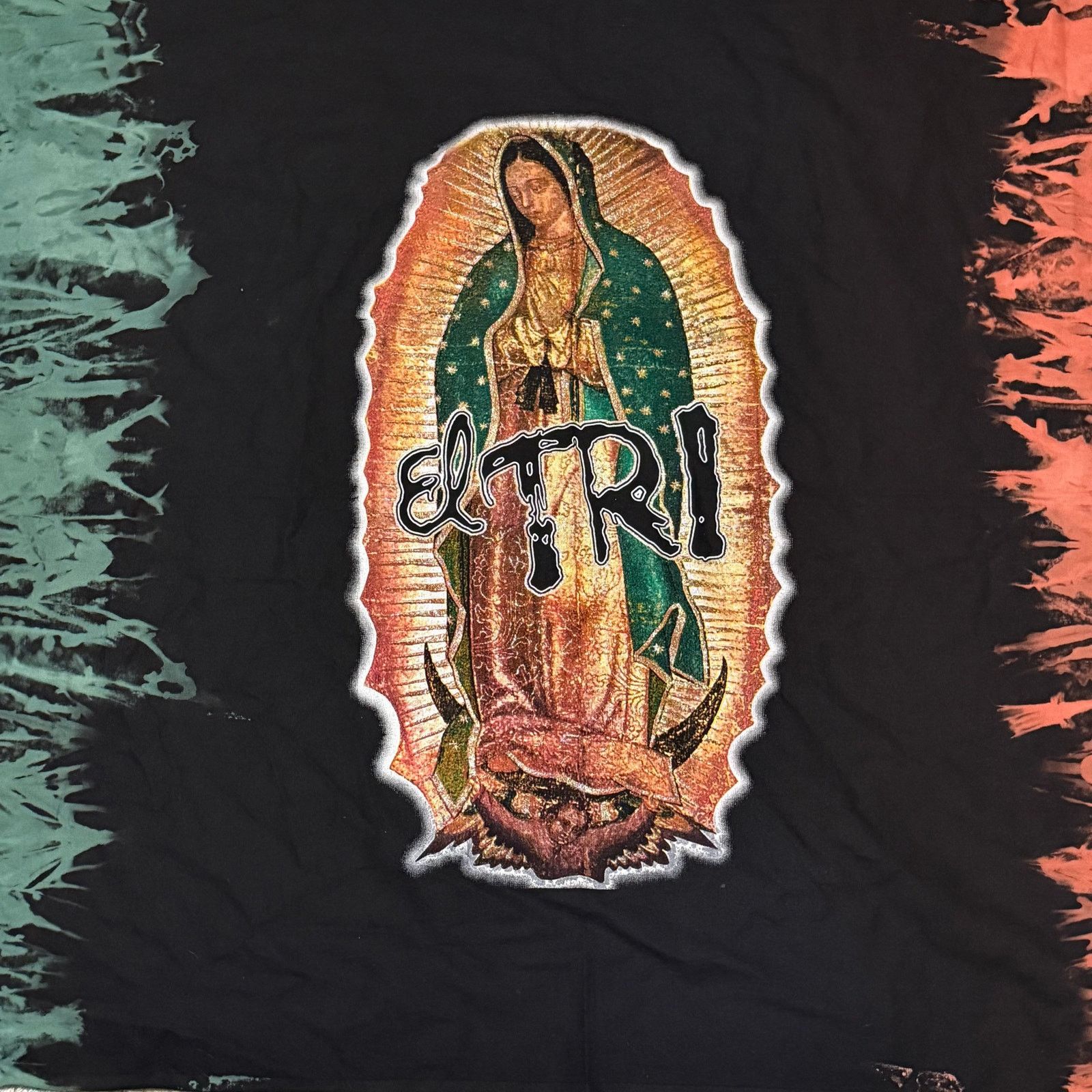 Band Tees El Tri Mexican Rock Band Tapestry Lady Guadalupe Virgin Mary Size ONE SIZE - 1 Thumbnail