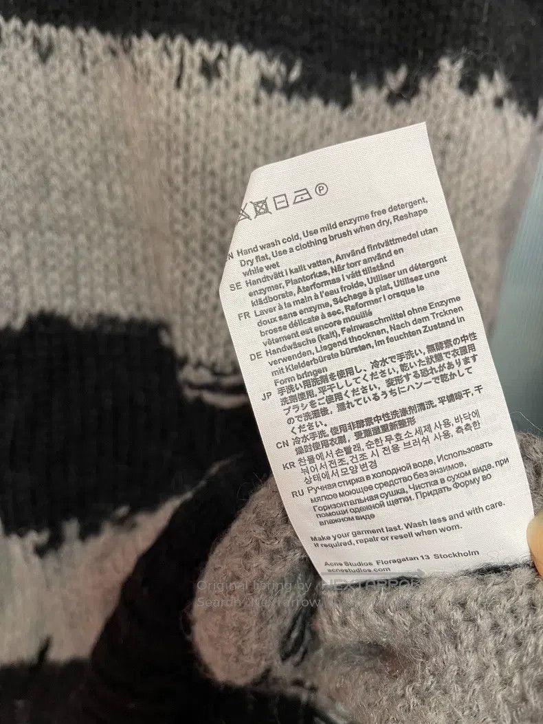 Acne Studios Acne Studios Colorblocked Wide Striped Loose Long Sleeve K Size US L / EU 52-54 / 3 - 4 Thumbnail