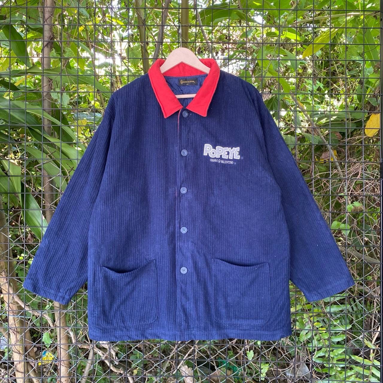 Gianni Valentino × Valentino Vtg Gianni Valentino X Popeye The Sailorman Button Up Size US L / EU 52-54 / 3 - 2 Thumbnail