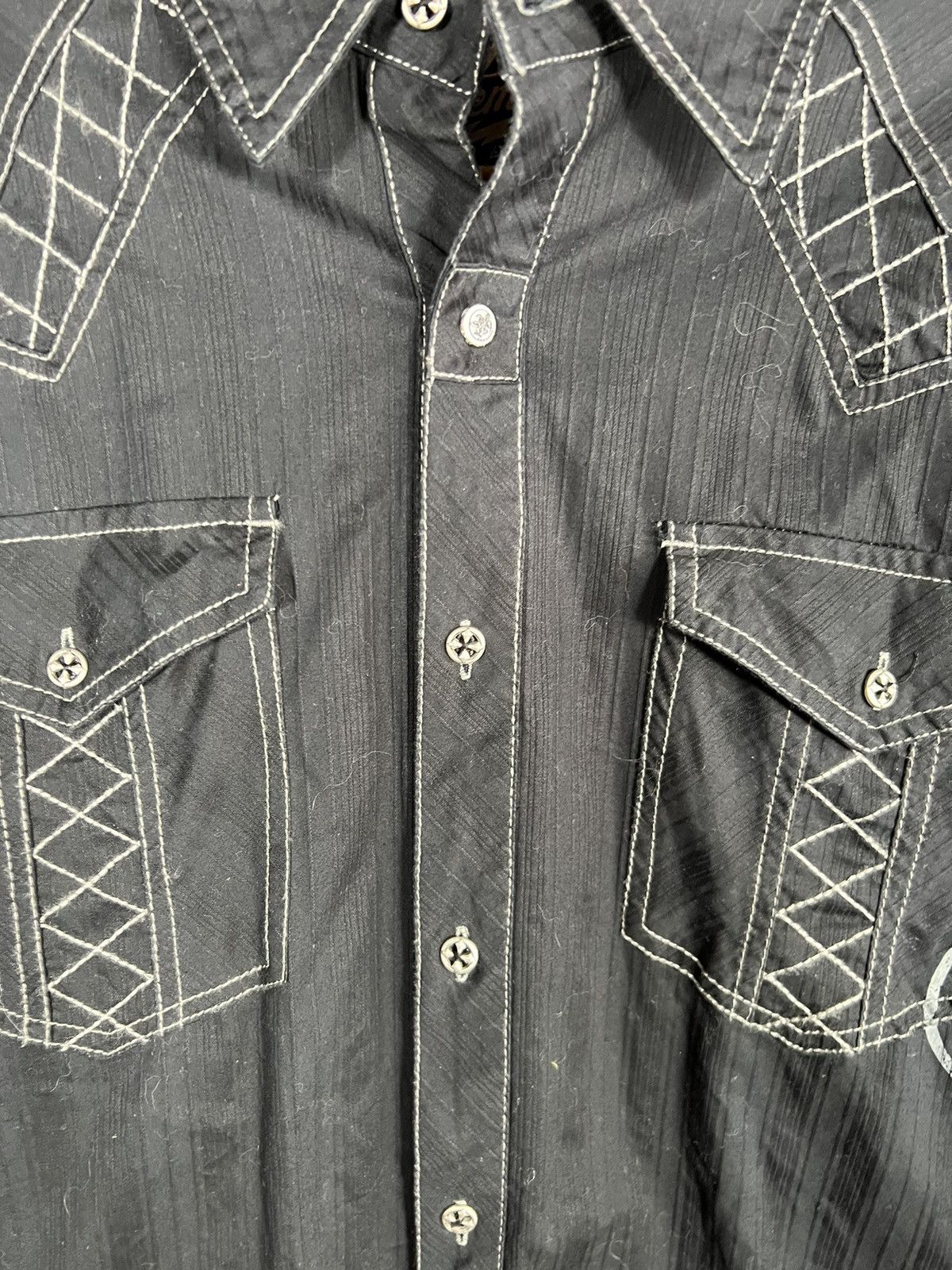 Affliction × Vintage Affliction Button Up Shirt Size US XL / EU 56 / 4 - 4 Thumbnail