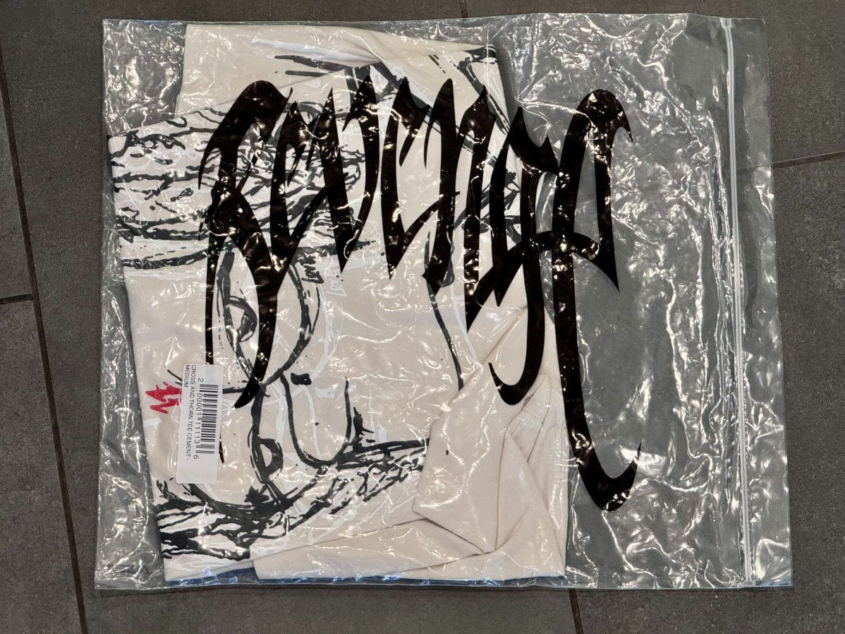 Revenge Revenge x Trippie Redd Bart Simpsons Tee Cream XL Size US XL / EU 56 / 4 - 3 Thumbnail
