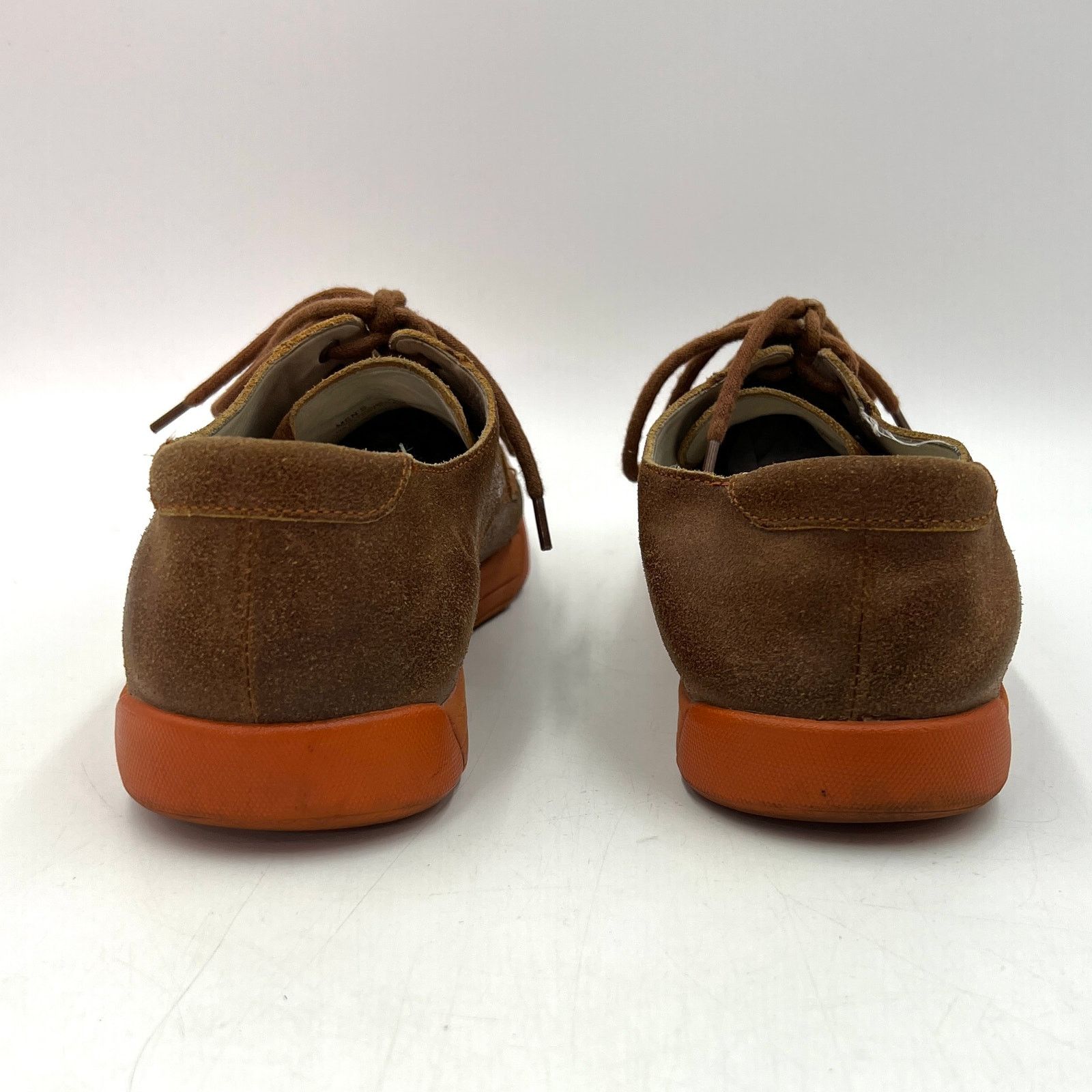 Cole Haan Cole Haan Jasper Wing Tip Suede Brown Orange Shoes Size US 11 / EU 44 - 5 Thumbnail