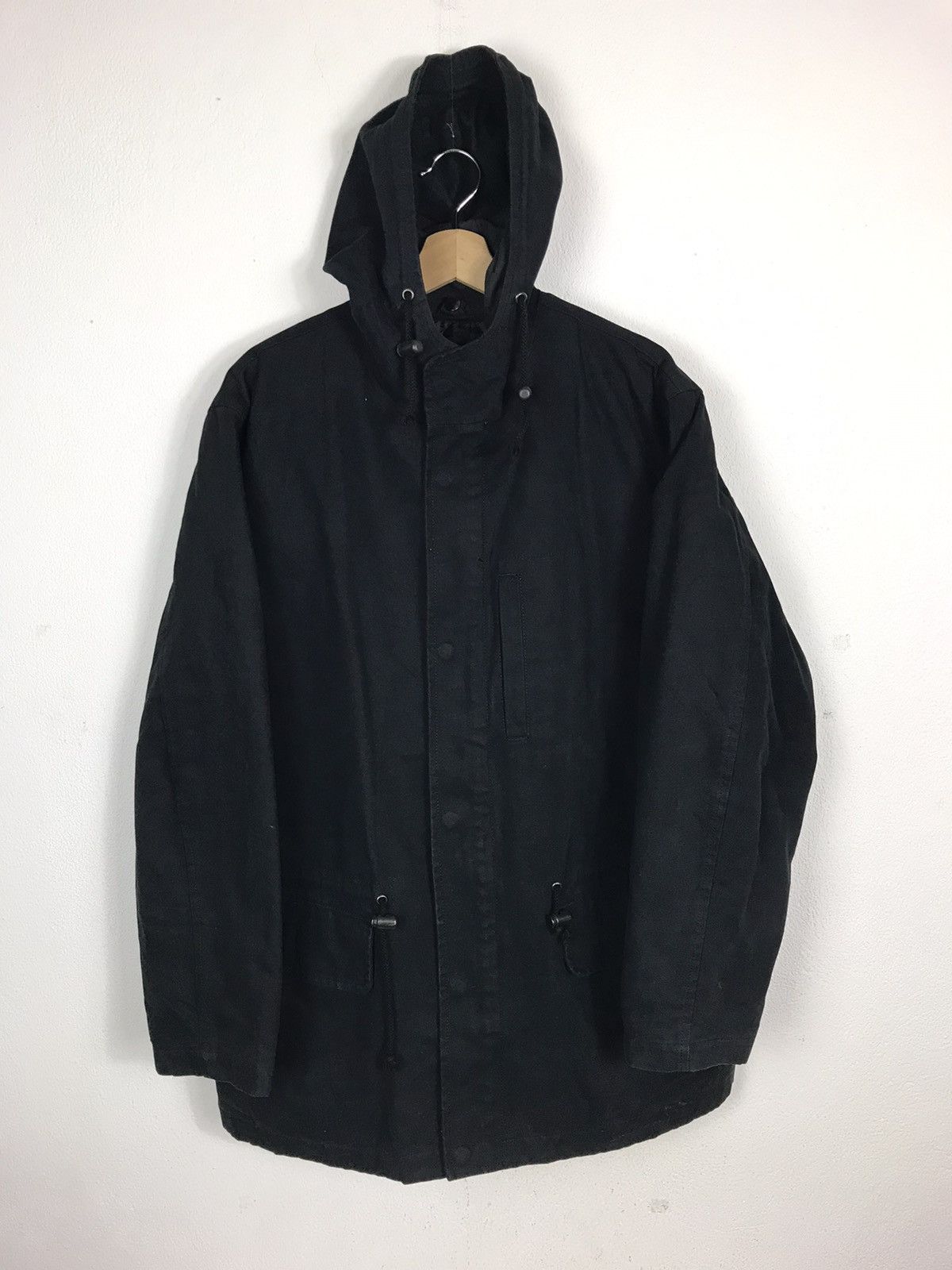Issey Miyake Vintage Issey Miyake Denim Products Canvas Parka Hoodie Size US L / EU 52-54 / 3 - 1 Thumbnail