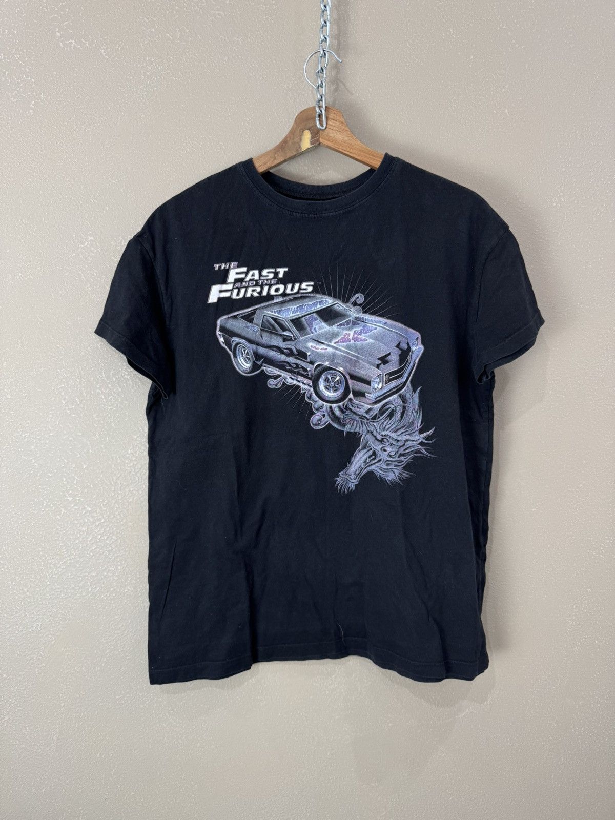 Vintage 00s The Fast and Furious Dragon Logo Movie Promo Tee