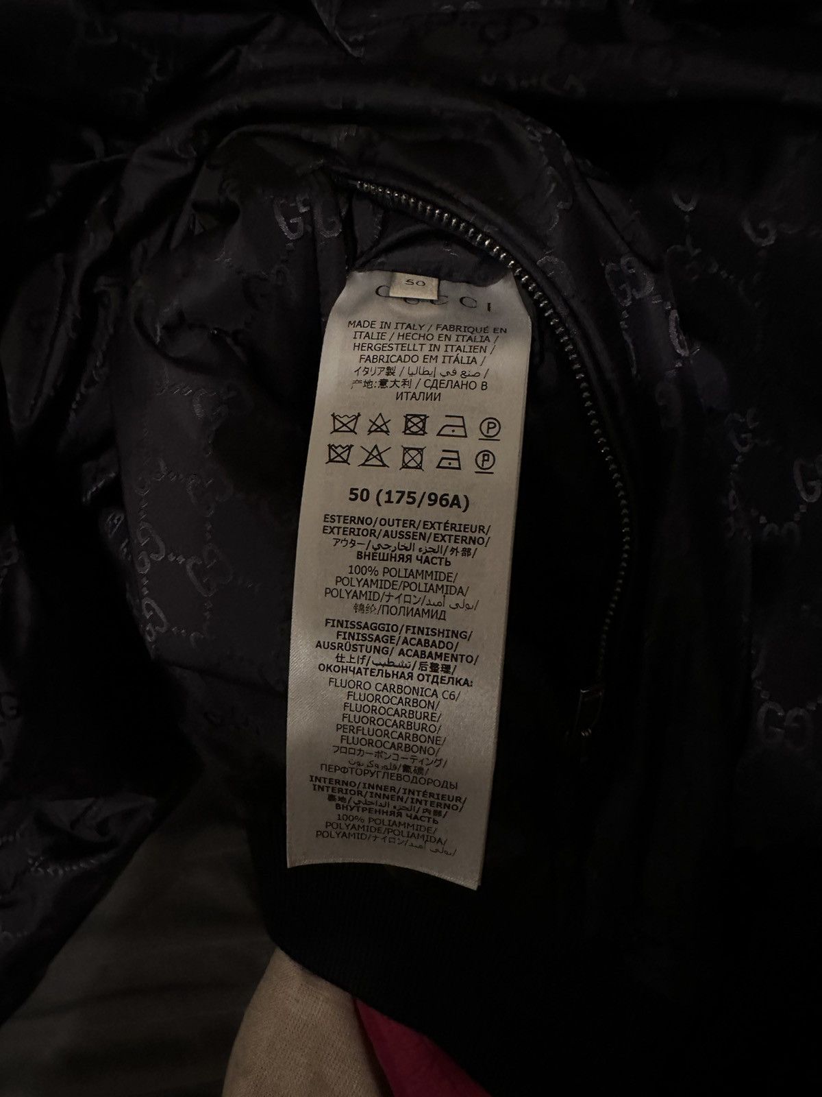 Gucci Gucci REVERSIBLE GG NYLON BOMBER JACKET 50 IT Medium-Large Size US M / EU 48-50 / 2 - 17 Thumbnail