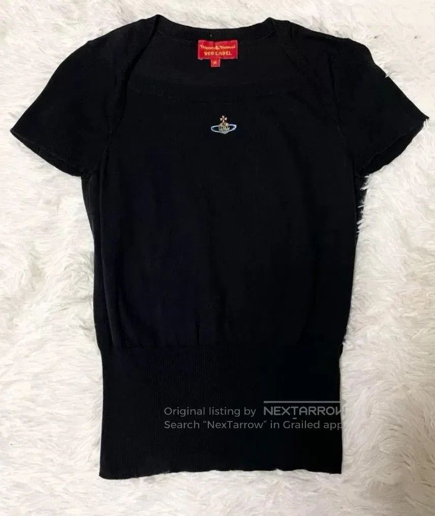 Vivienne Westwood Vivienne Westwood Red Label Embroidered Knit Top. Size M / US 6-8 / IT 42-44 - 1 Thumbnail
