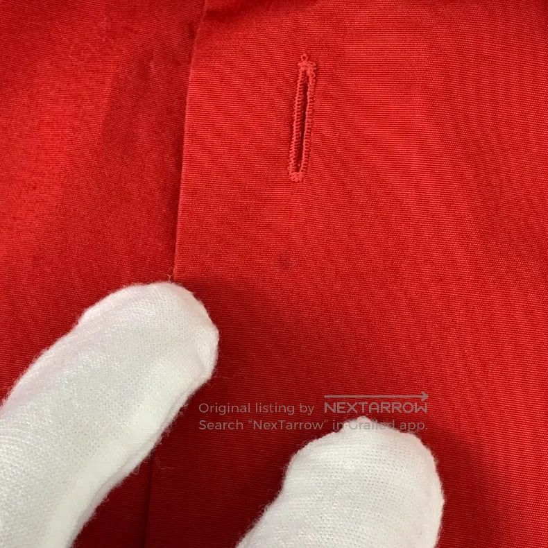 Hermes Hermes size 39 Red Cotton Collar Single Button Long Sleeve Size US M / EU 48-50 / 2 - 9 Thumbnail