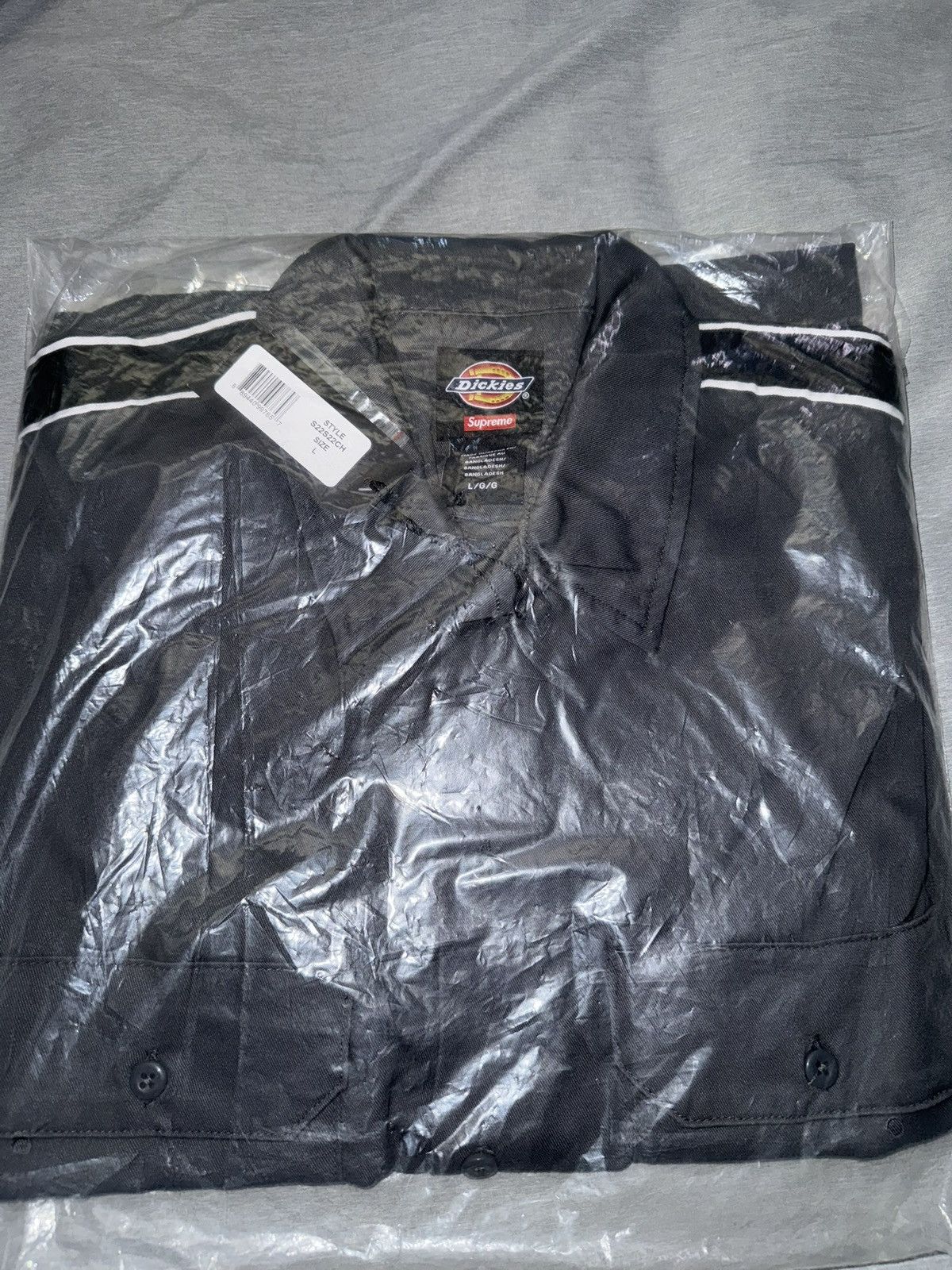 Dickies × Supreme Supreme Dickies Stripe S/S work shirt | Grailed