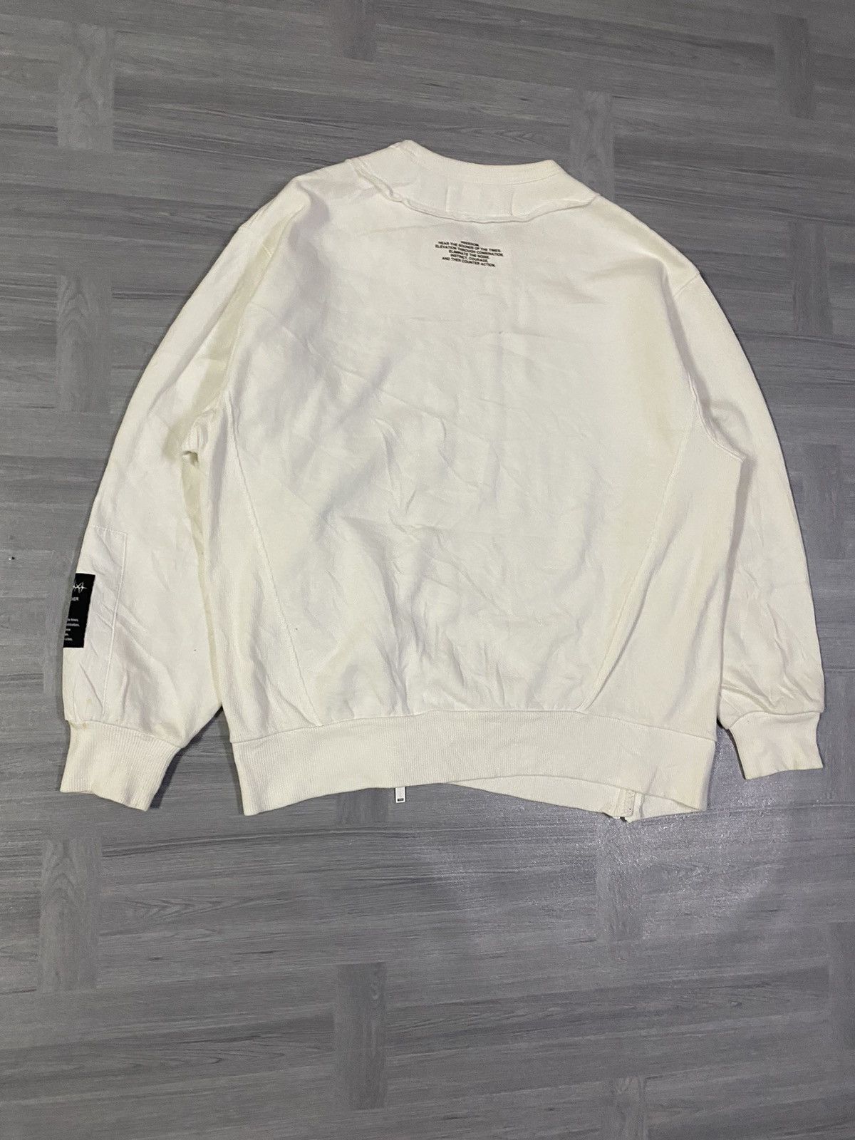 GU × Undercover Undercover X GU Sweatshirt Plain White Crewneck Size US M / EU 48-50 / 2 - 18 Thumbnail