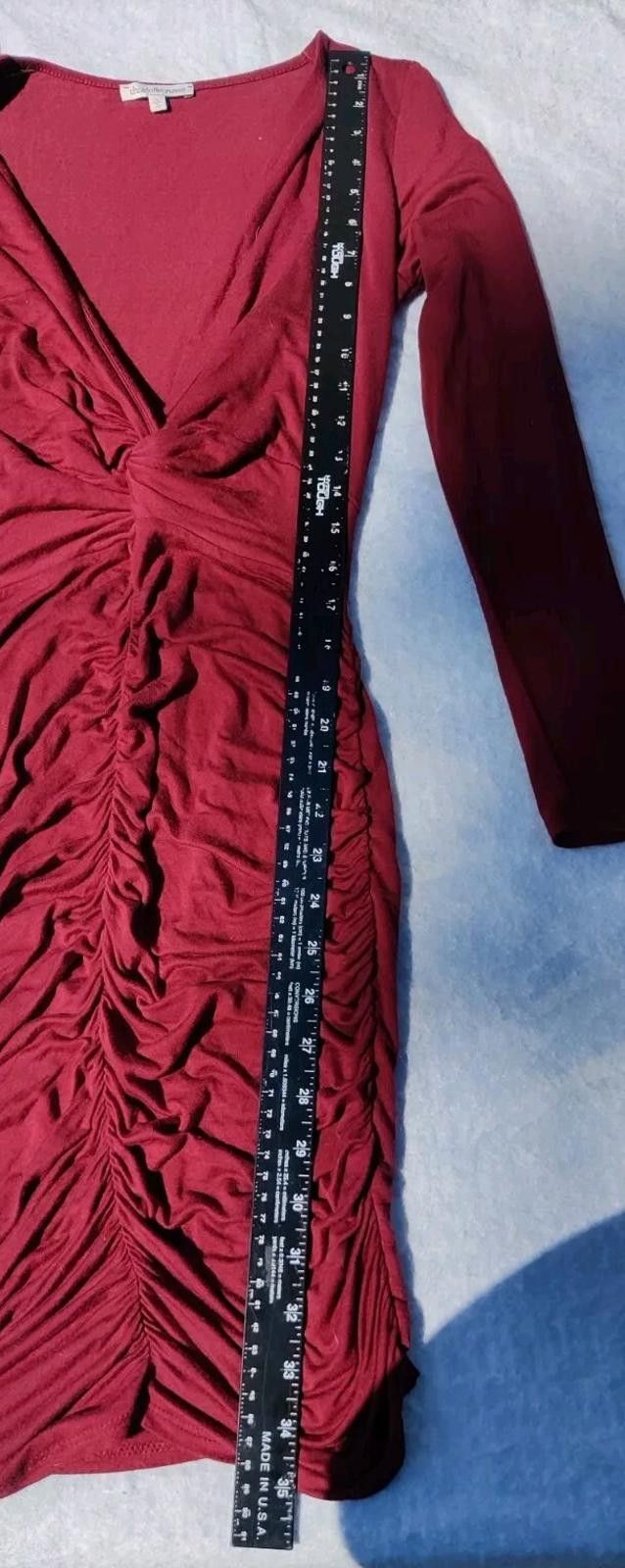 Other Charlotte Russe Burgandy Maroon Dress Size Small S Bodycon Size S / US 4 / IT 40 - 12 Thumbnail