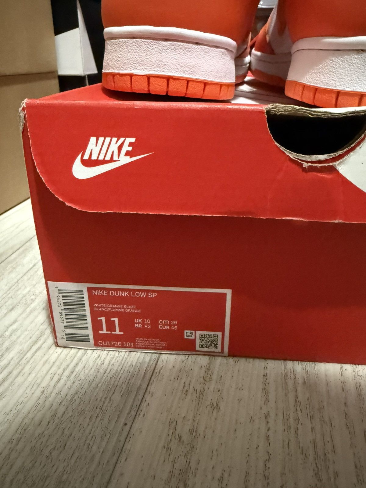 Nike Nike Dunk Low Syracuse Size US 11 / EU 44 - 8 Thumbnail