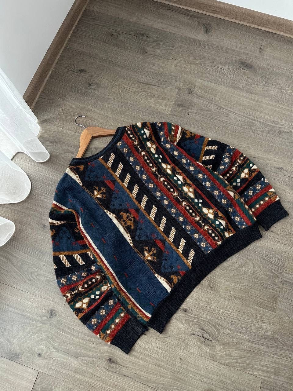 Carlo Colucci × Coogi × Vintage Vintage Coogi Style Knit Y2K Style Sweater Size US M / EU 48-50 / 2 - 16 Thumbnail
