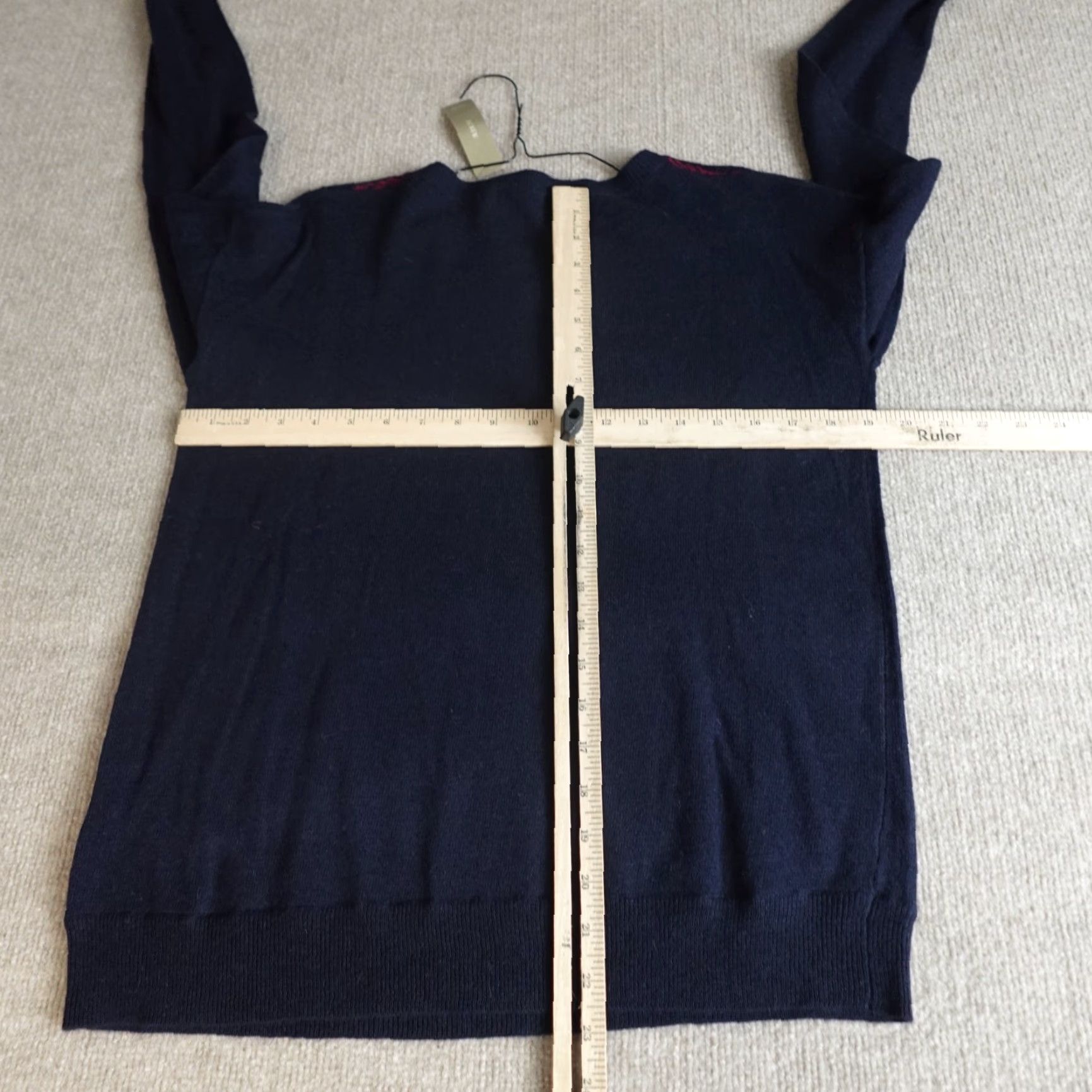 J.Crew J.Crew Womens Sweater Small Blue Textured Wool Angora Viscose 08424 NEW Size S / US 4 / IT 40 - 4 Thumbnail